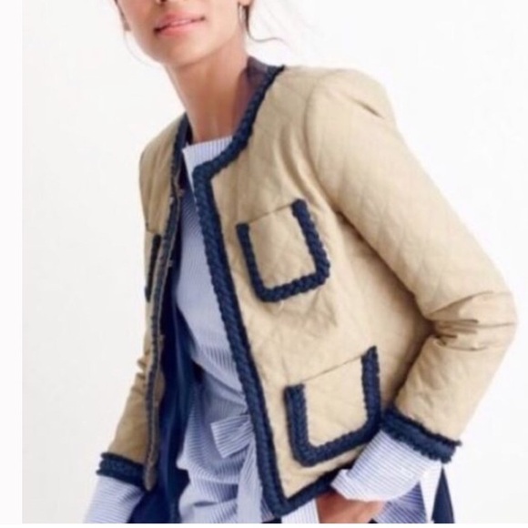 J. Crew Jackets & Blazers - J Crew Quilted Safari jacket